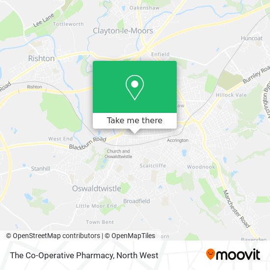 The Co-Operative Pharmacy map