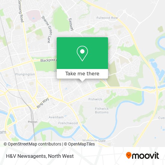 H&V Newsagents map