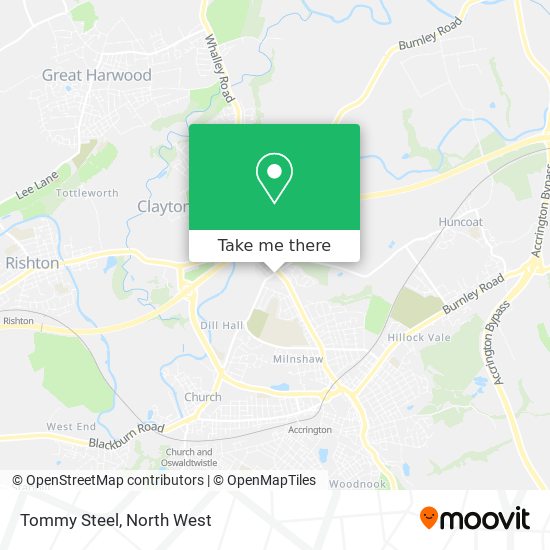 Tommy Steel map