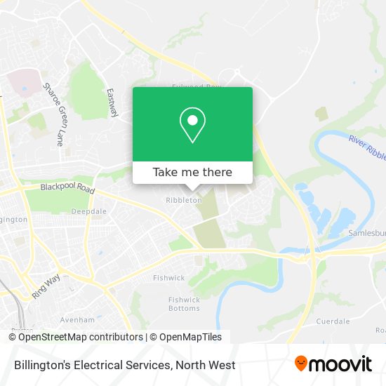 Billington's Electrical Services map