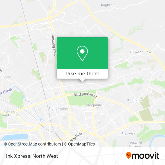 Ink Xpress map