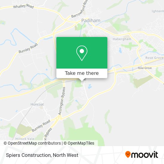 Spiers Construction map