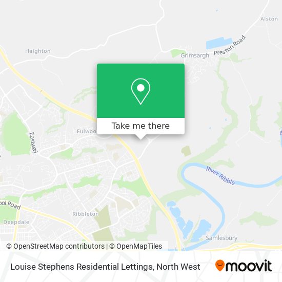 Louise Stephens Residential Lettings map