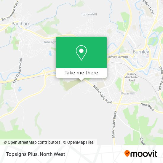Topsigns Plus map