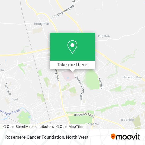 Rosemere Cancer Foundation map