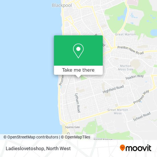 Ladieslovetoshop map