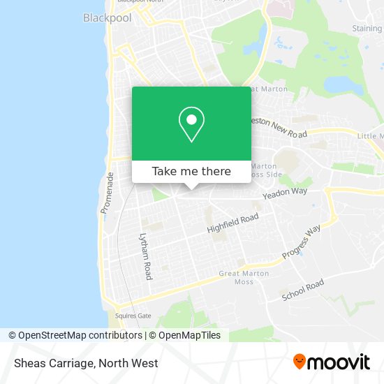 Sheas Carriage map