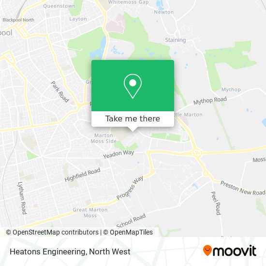 Heatons Engineering map