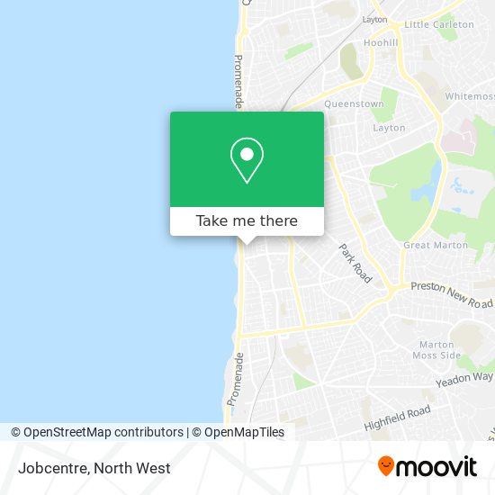 Jobcentre map