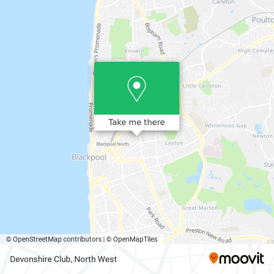 Devonshire Club map