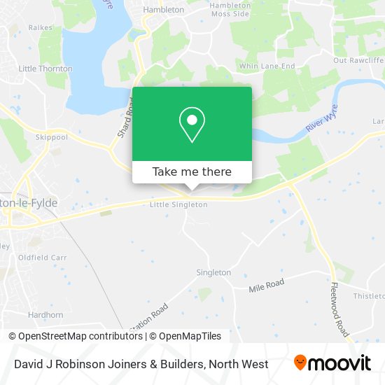 David J Robinson Joiners & Builders map