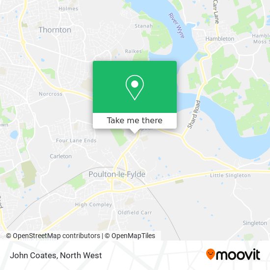 John Coates map