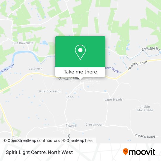 Spirit Light Centre map
