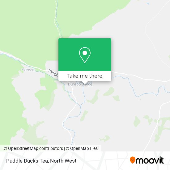 Puddle Ducks Tea map