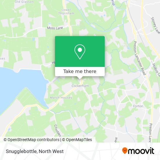 Snugglebottle map