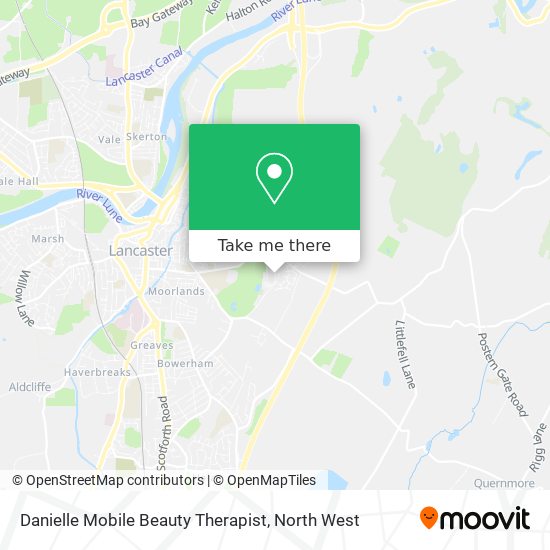 Danielle Mobile Beauty Therapist map