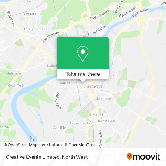 Creative Events Limited map