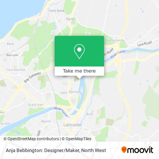 Anja Bebbington: Designer / Maker map