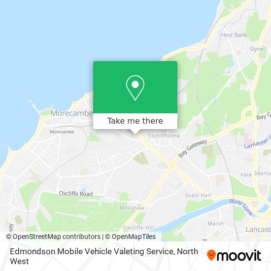 Edmondson Mobile Vehicle Valeting Service map