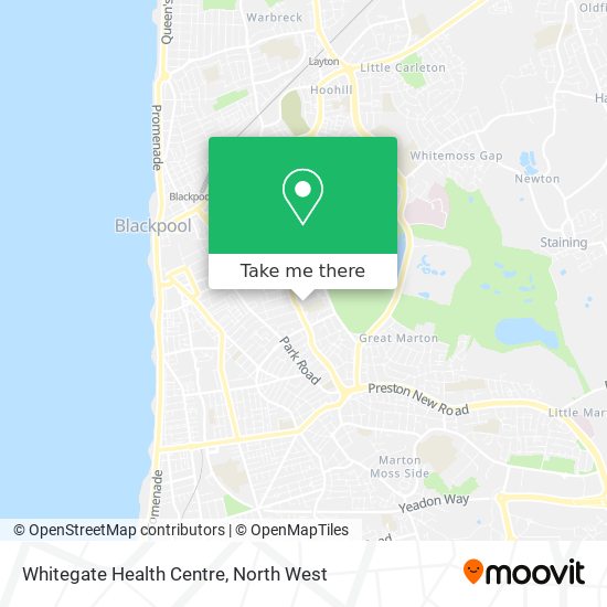 Whitegate Health Centre map