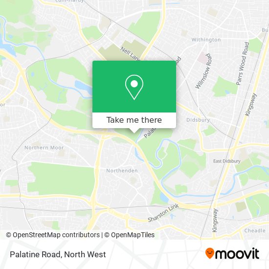 Palatine Road map