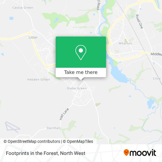 Footprints in the Forest map