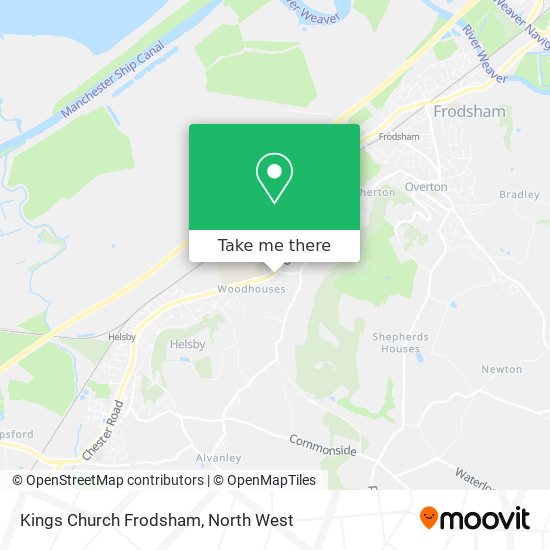 Kings Church Frodsham map
