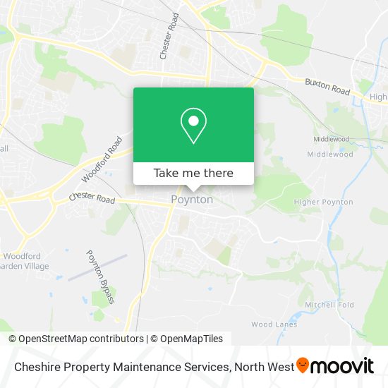 Cheshire Property Maintenance Services map