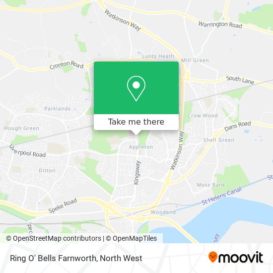 Ring O' Bells Farnworth map