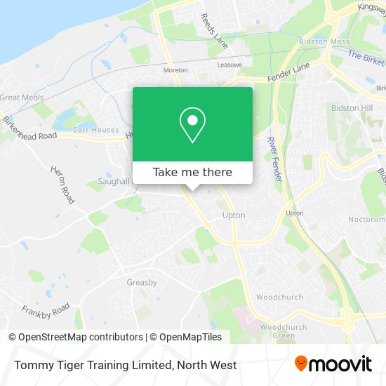 Tommy Tiger Training Limited map