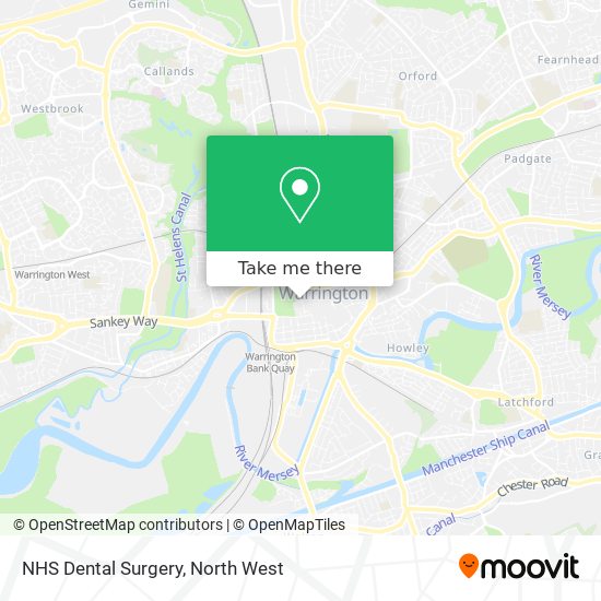NHS Dental Surgery map