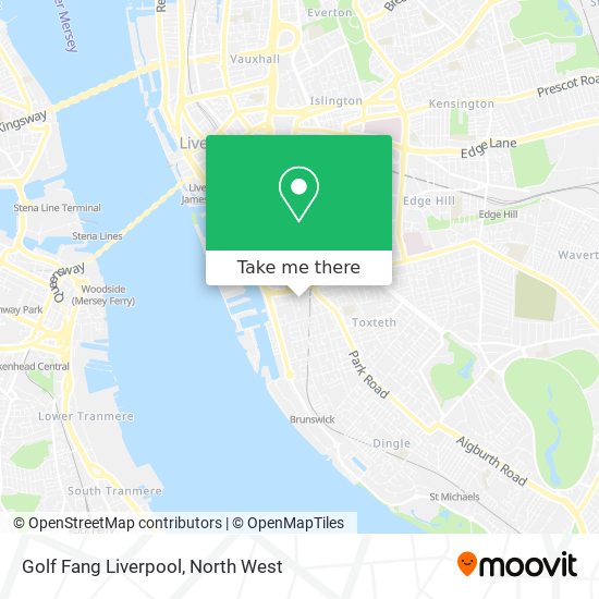 Golf Fang Liverpool map