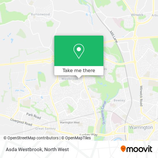 Asda Westbrook map