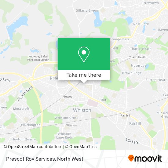 Prescot Rov Services map