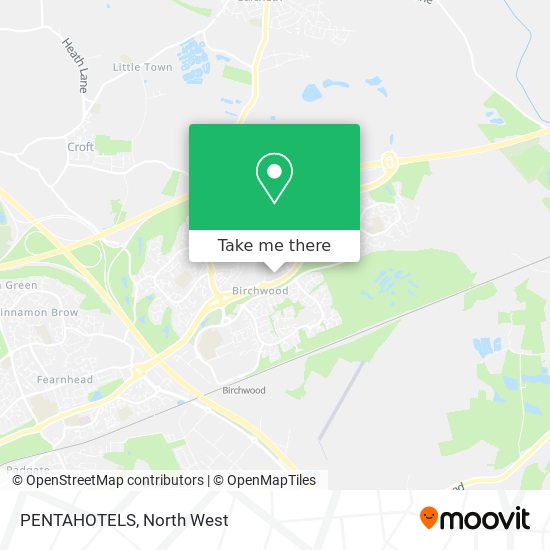 PENTAHOTELS map