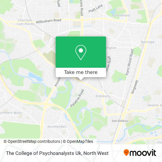 The College of Psychoanalysts Uk map