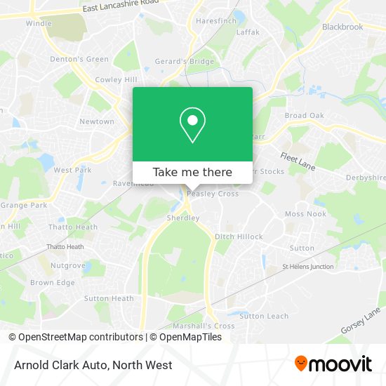 Arnold Clark Auto map
