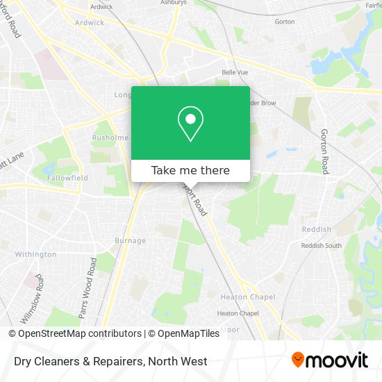 Dry Cleaners & Repairers map
