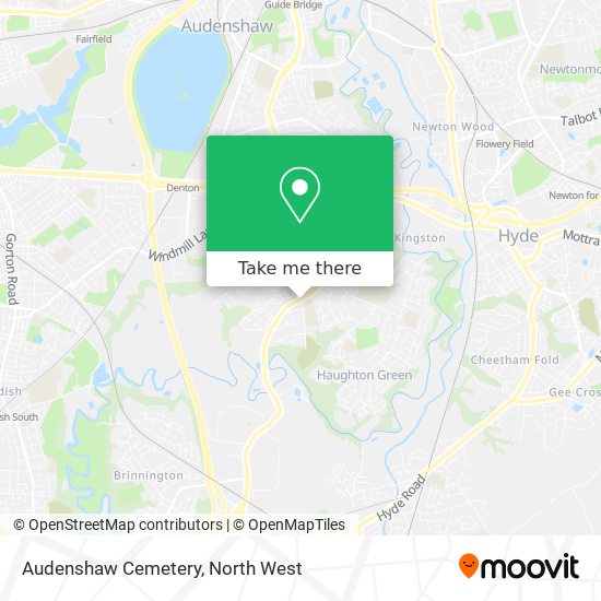 Audenshaw Cemetery map
