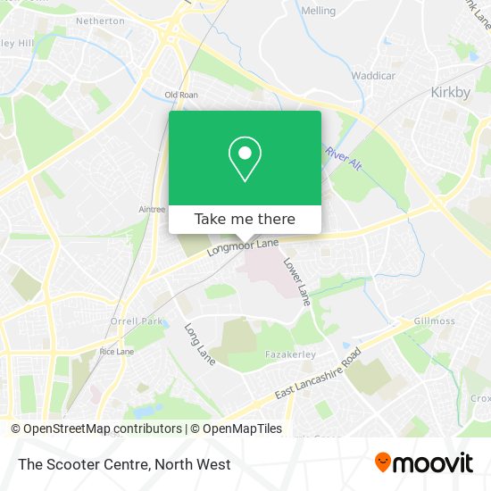 The Scooter Centre map
