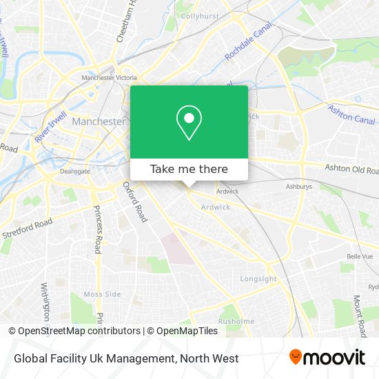 Global Facility Uk Management map