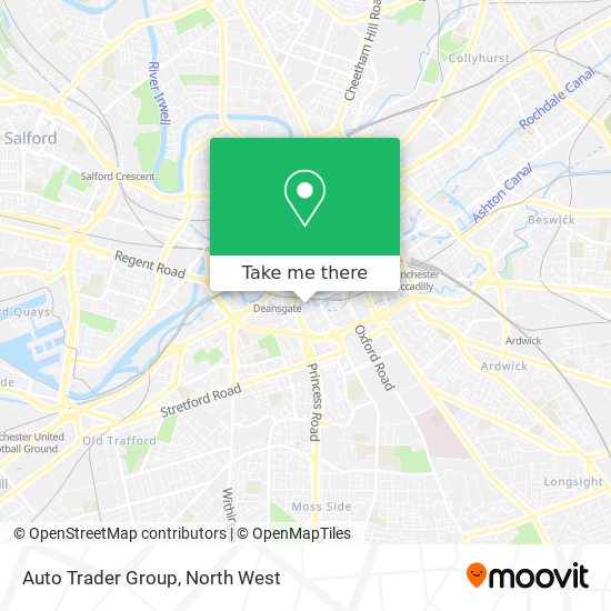 Auto Trader Group map