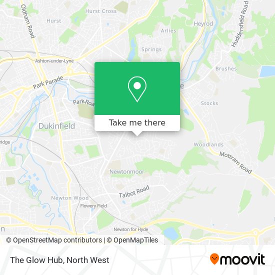 The Glow Hub map