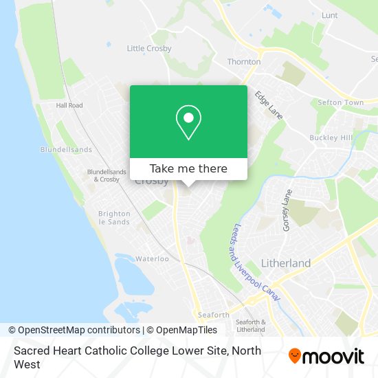 Sacred Heart Catholic College Lower Site map