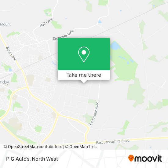 P G Auto's map
