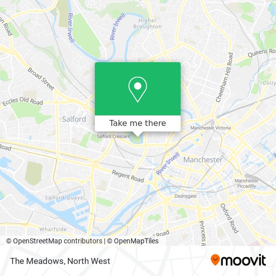The Meadows map