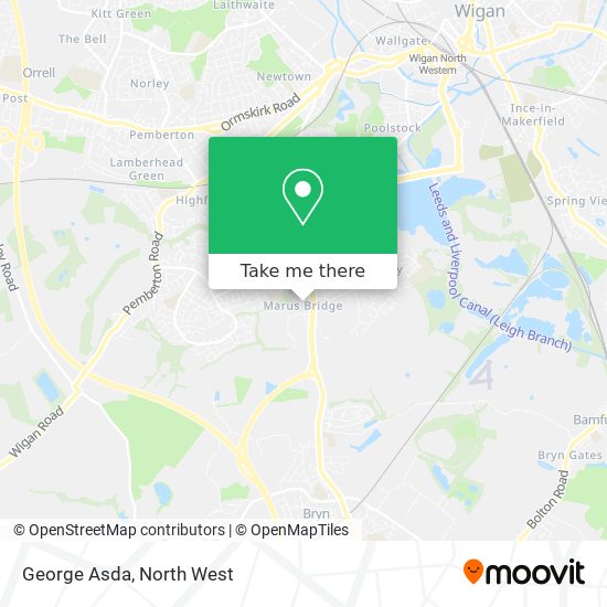 George Asda map