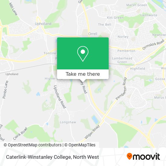Caterlink-Winstanley College map