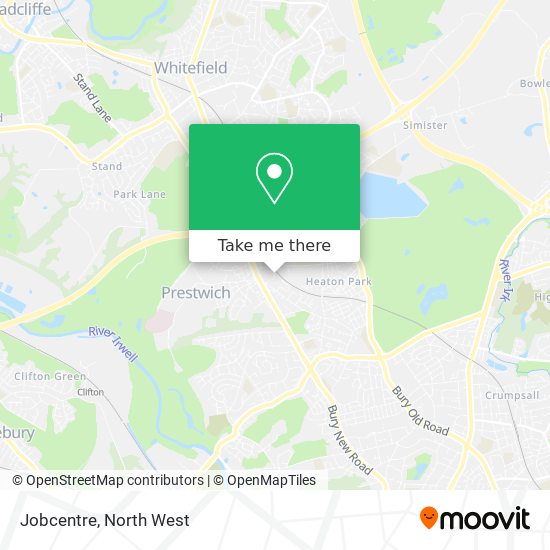 Jobcentre map