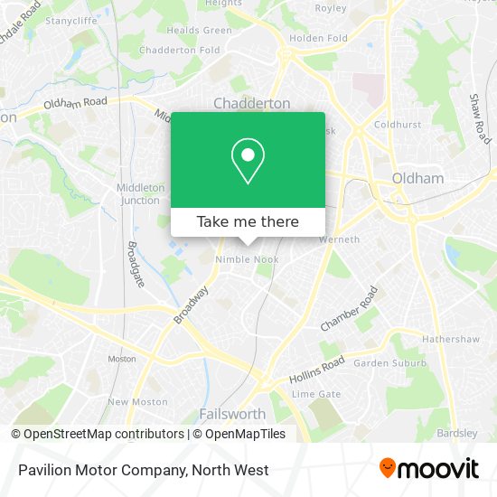 Pavilion Motor Company map